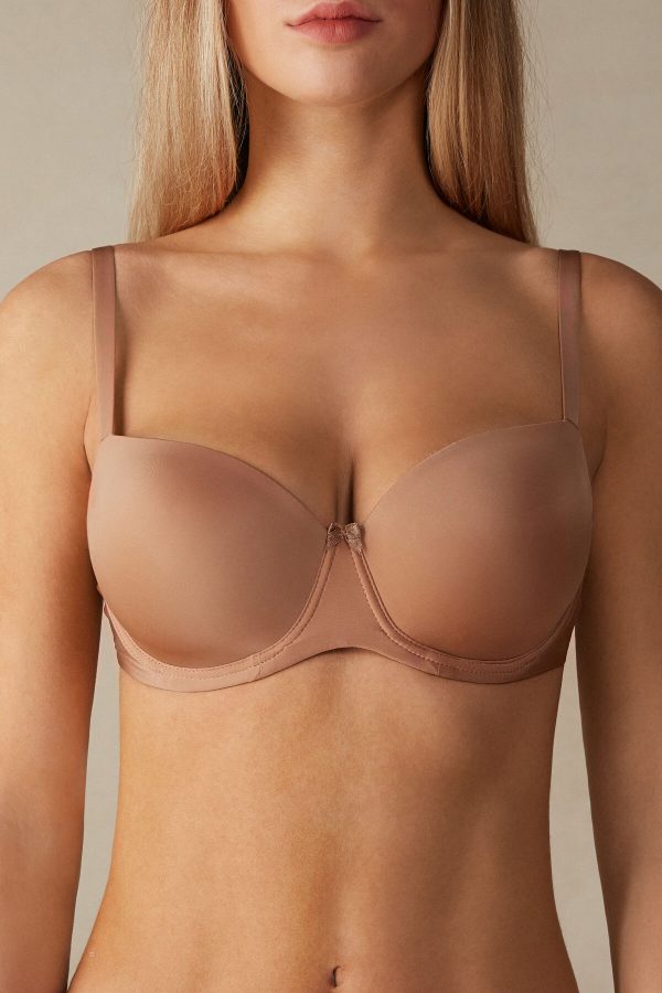 Balconette Podprsenka Intimissimi Sofia in Ultralight Microfiber Damske Béžové | SK-9176YZPID