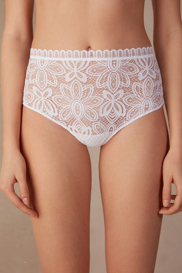 Boyshorts Intimissimi Hot Summer Days High Rise Hipster Damske Biele | SK-6198HIATY