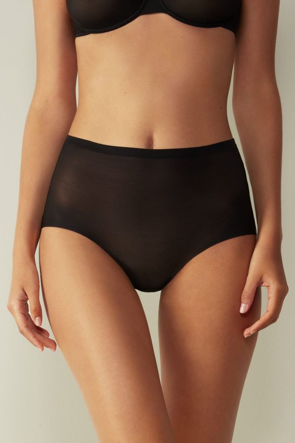 Boyshorts Intimissimi Invisible Touch Hipster Damske Čierne | SK-2037HWFUA
