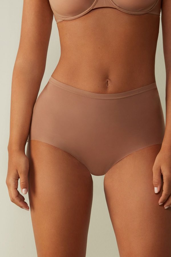 Boyshorts Intimissimi Invisible Touch Hipster Damske Béžové | SK-5670MROPZ