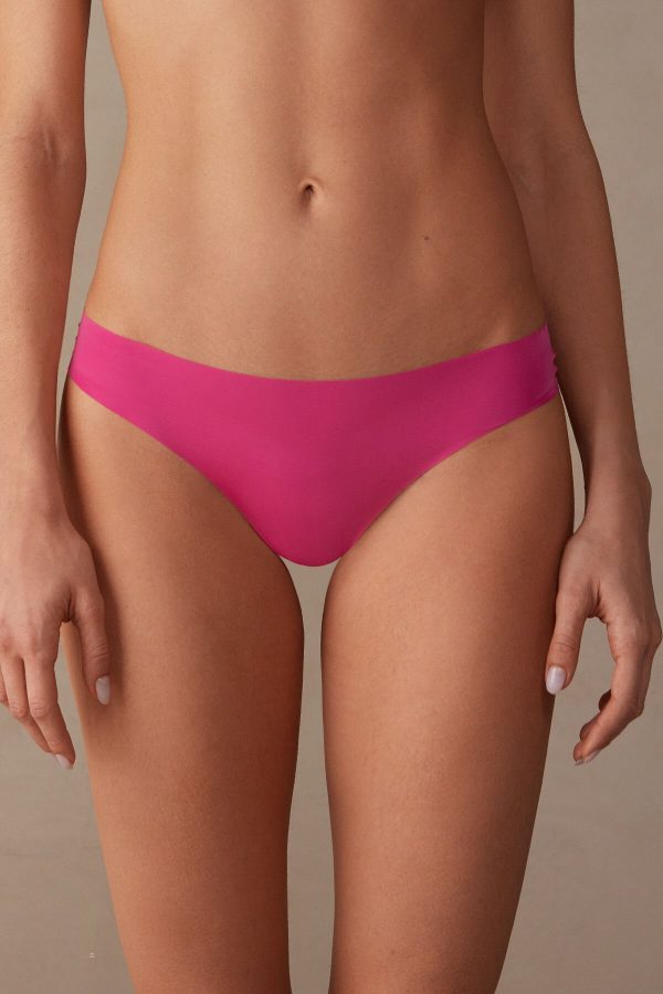 Brazilian Cut Intimissimi Brazilian Panties in Seamless Ultra Light Microfiber Damske Ruzove | SK-2865XCHJG