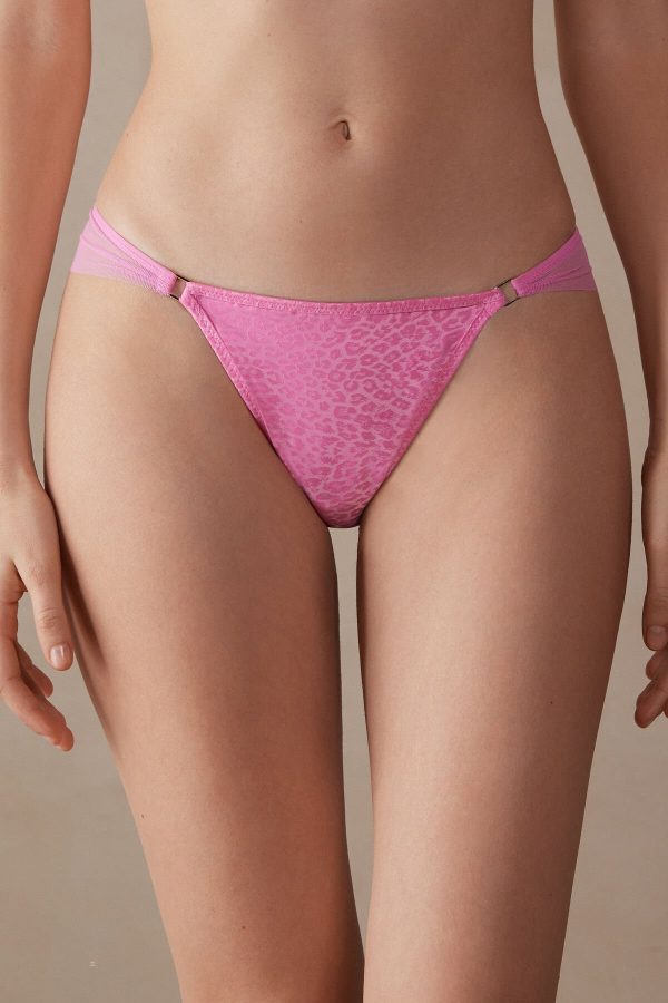 Brazilian Cut Intimissimi Cool Minimal Damske Ruzove | SK-9103RQMBA