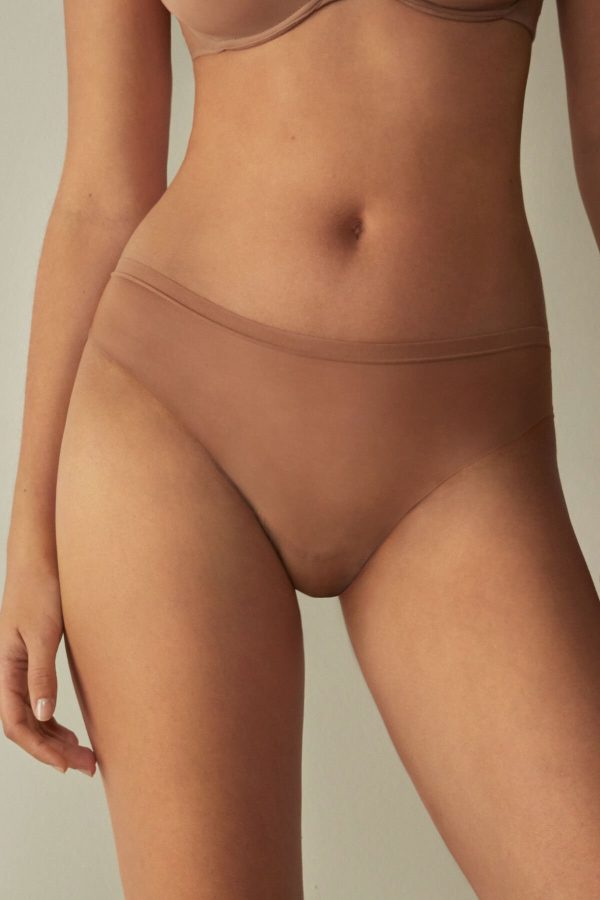 Brazilian Cut Intimissimi Invisible Touch Panties Damske Béžové | SK-8625FZQED
