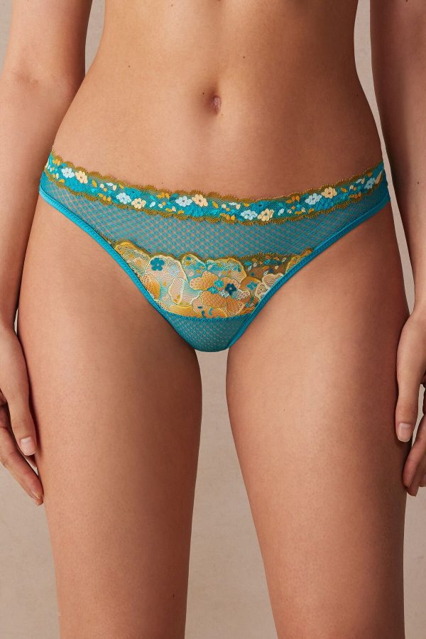 Brazilian Cut Intimissimi Summer Vibes Damske Modre | SK-0213DMGOW