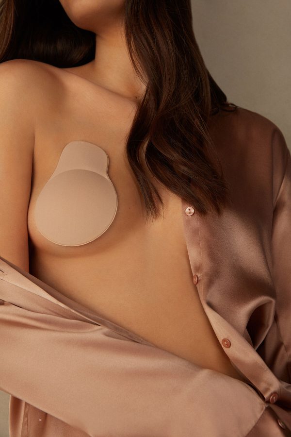 Doplnky Intimissimi Stick-On Fabric Cups Damske Béžové | SK-4069KQBEP