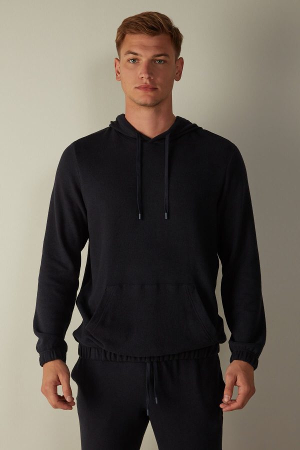 Mikiny Intimissimi Tricot Panske Modre | SK-3694TNMZK