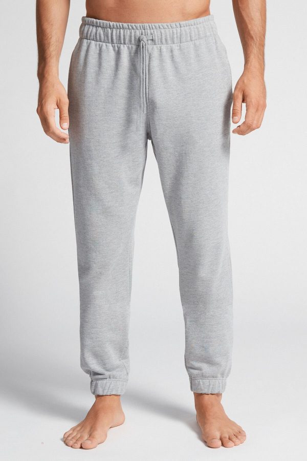 Nohavice Intimissimi Full Length Lahke Sweatpant Panske Siva | SK-0642MEGJL