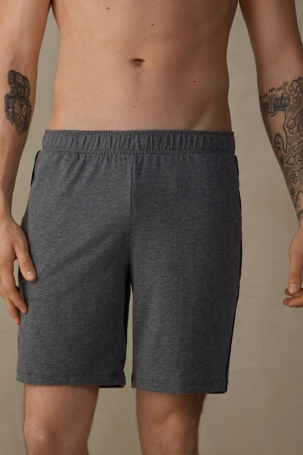 Nohavice Intimissimi Jersey Panske Siva | SK-2748JTEYN