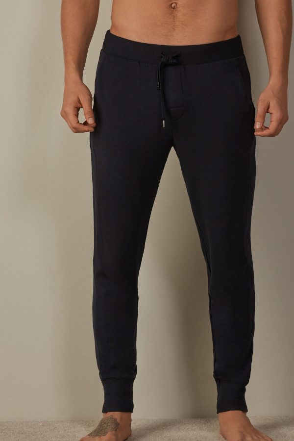 Nohavice Intimissimi Micromodal Panske Modre | SK-7138GLYRH