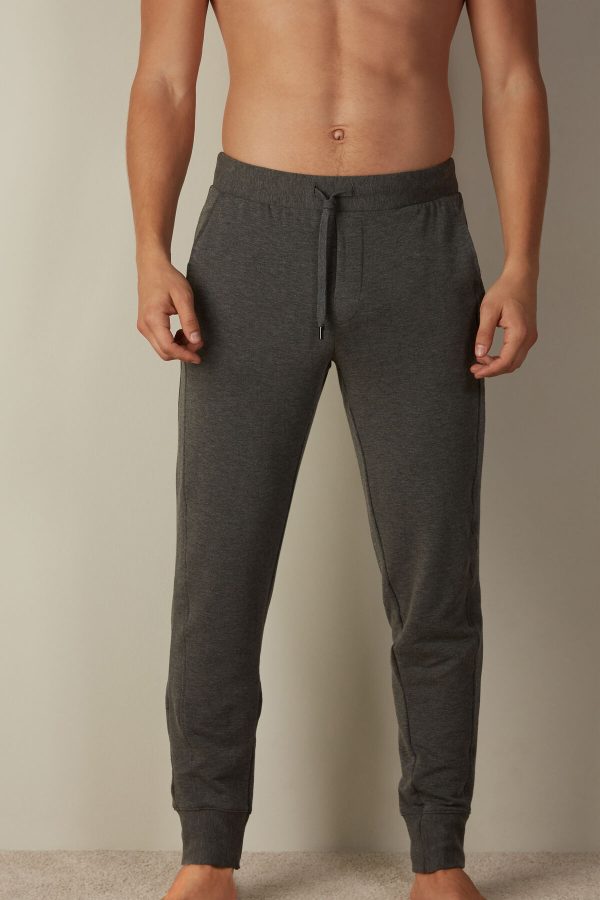 Nohavice Intimissimi Micromodal Panske Siva | SK-5096OUFWA