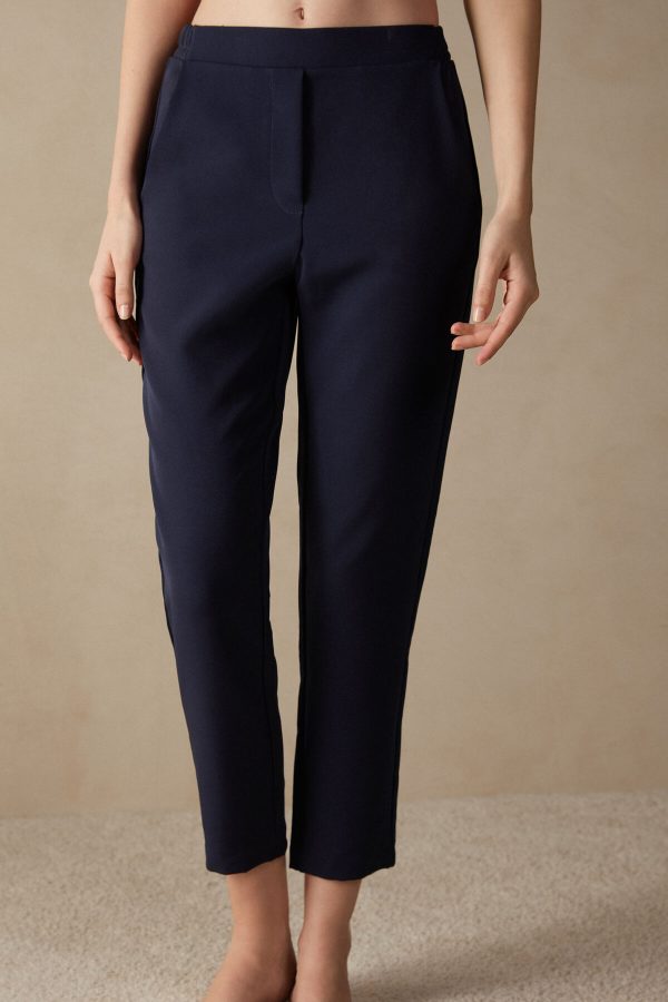 Nohavice Intimissimi Trousers with Pockets Damske Modre | SK-8205TQYSV