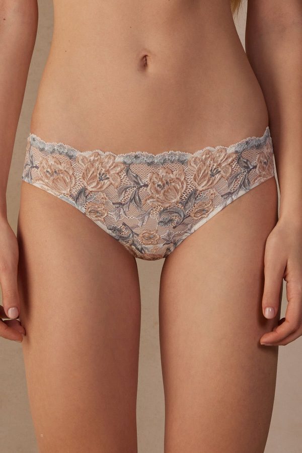 Nohavičky Do Bikín Intimissimi Ephemeral Beauty Panties Damske Biele | SK-3475VGTQB