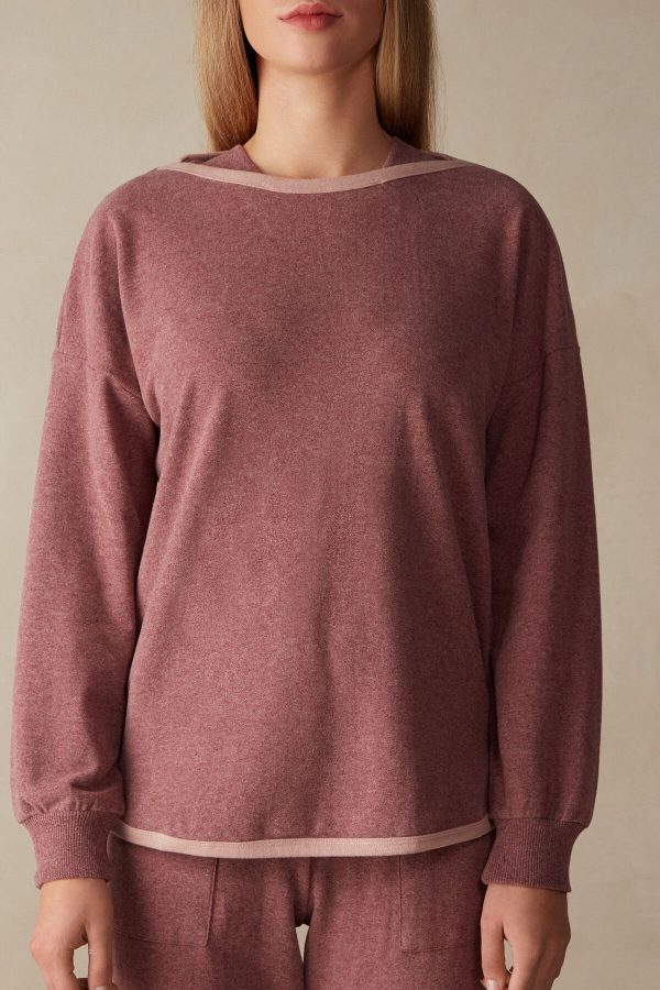Pyžamo Dlhé Intimissimi Zimná Candies Long Sleeve Top Damske Ruzove | SK-6053CDTRK