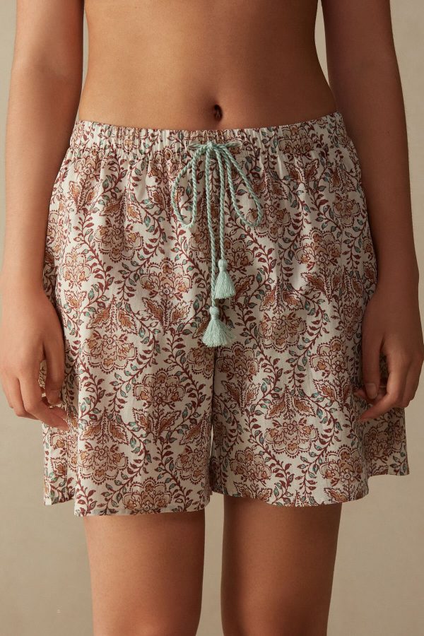 Pyžamo Krátke Intimissimi Spices Garden Bavlnene Trousers Damske Viacfarebný | SK-6312VKJOC