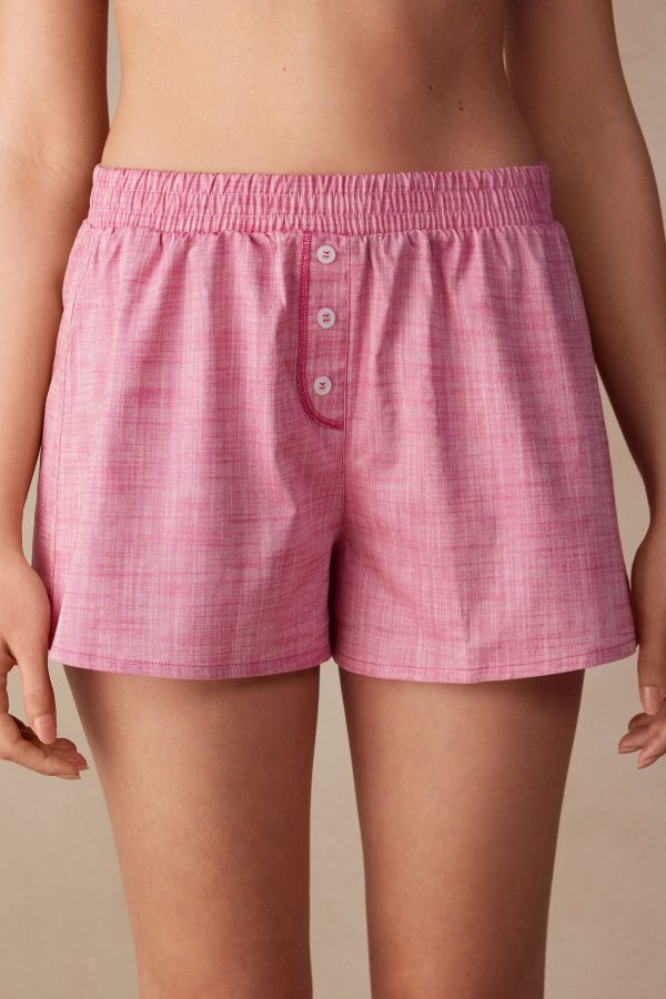 Pyžamo Krátke Intimissimi Strawberry Milkshake in Bavlnene Cloth Damske Ruzove | SK-7156HLNSX