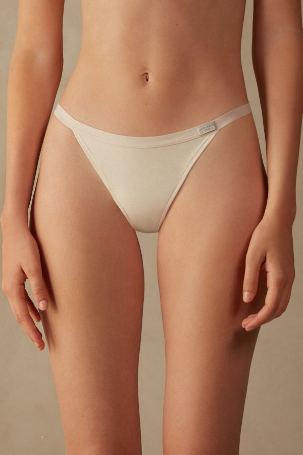 Tangá Intimissimi String in Bavlnene Damske Béžové Ruzove | SK-5284YTUHS